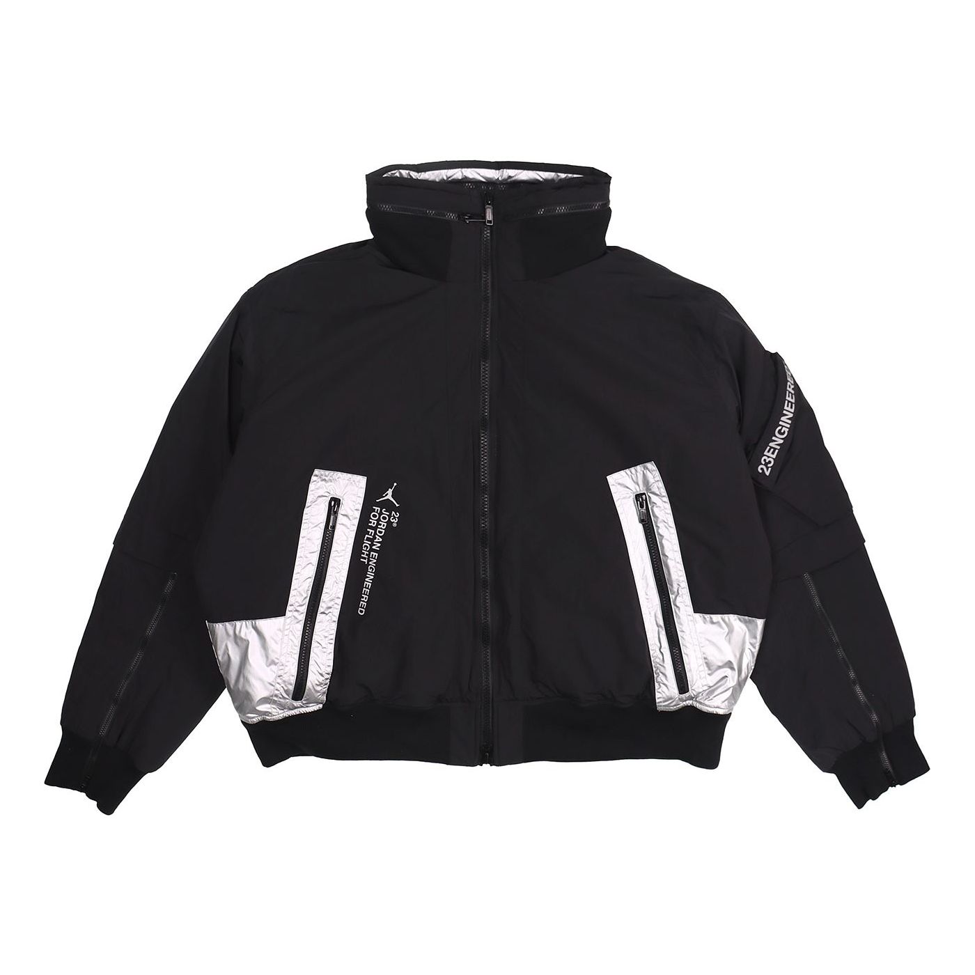 Bomber-takki Jordan Jordan 23 Engineered Loose Down Jacket Musta | CQ2465-010, 0