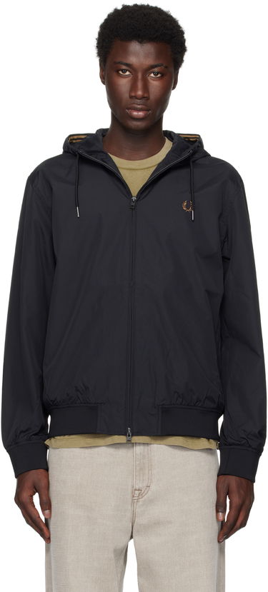 Takki Fred Perry Fred Perry 'The Hooded Brentham' Jacket Musta | J9040, 0