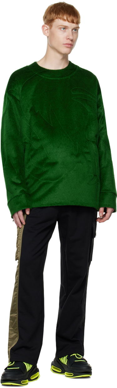 Villapaita Feng Chen Wang Feng Chen Wang Paneled Sweatshirt Vihreä | FUF14SS01, 3