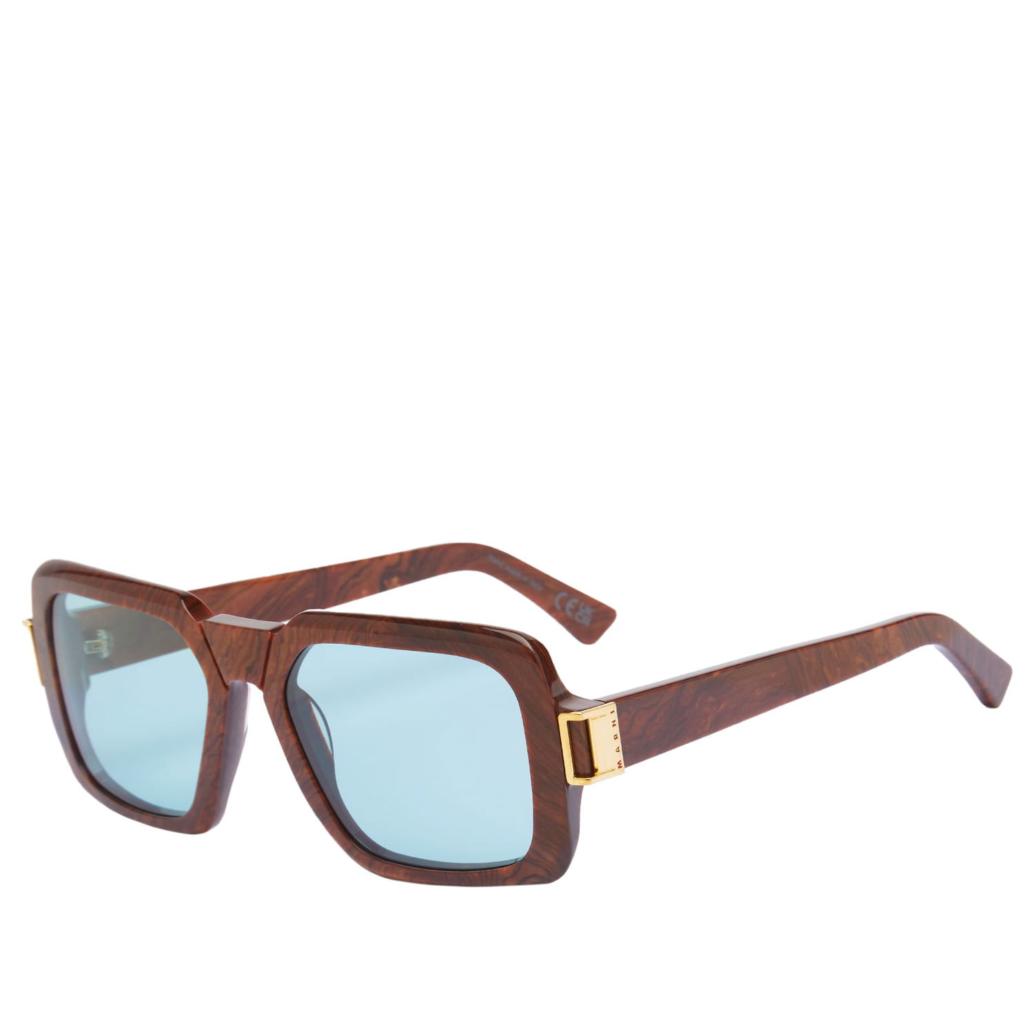 Aurinkolasit RETROSUPERFUTURE Retrosuperfuture x Marni Zamalek Radica Square Frame Sunglasses Ruskea | 8059026116723, 0