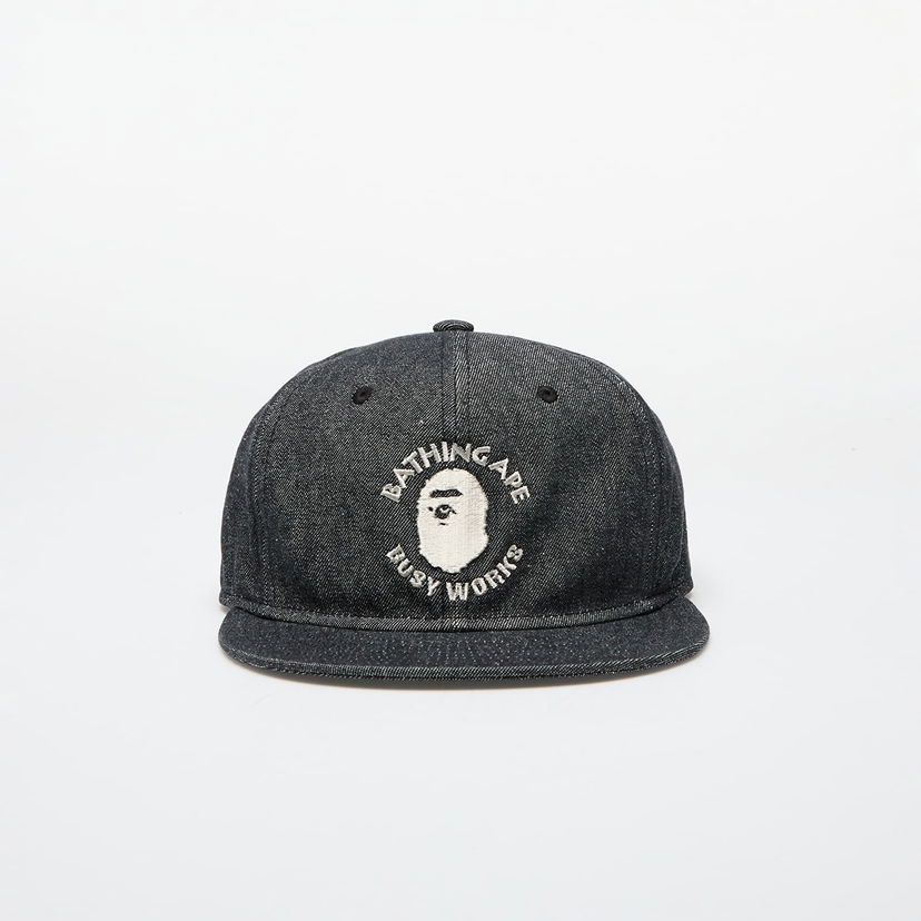 Korkki BAPE Busy Work Denim Cap M Black Musta | 001CPK801002M BLK