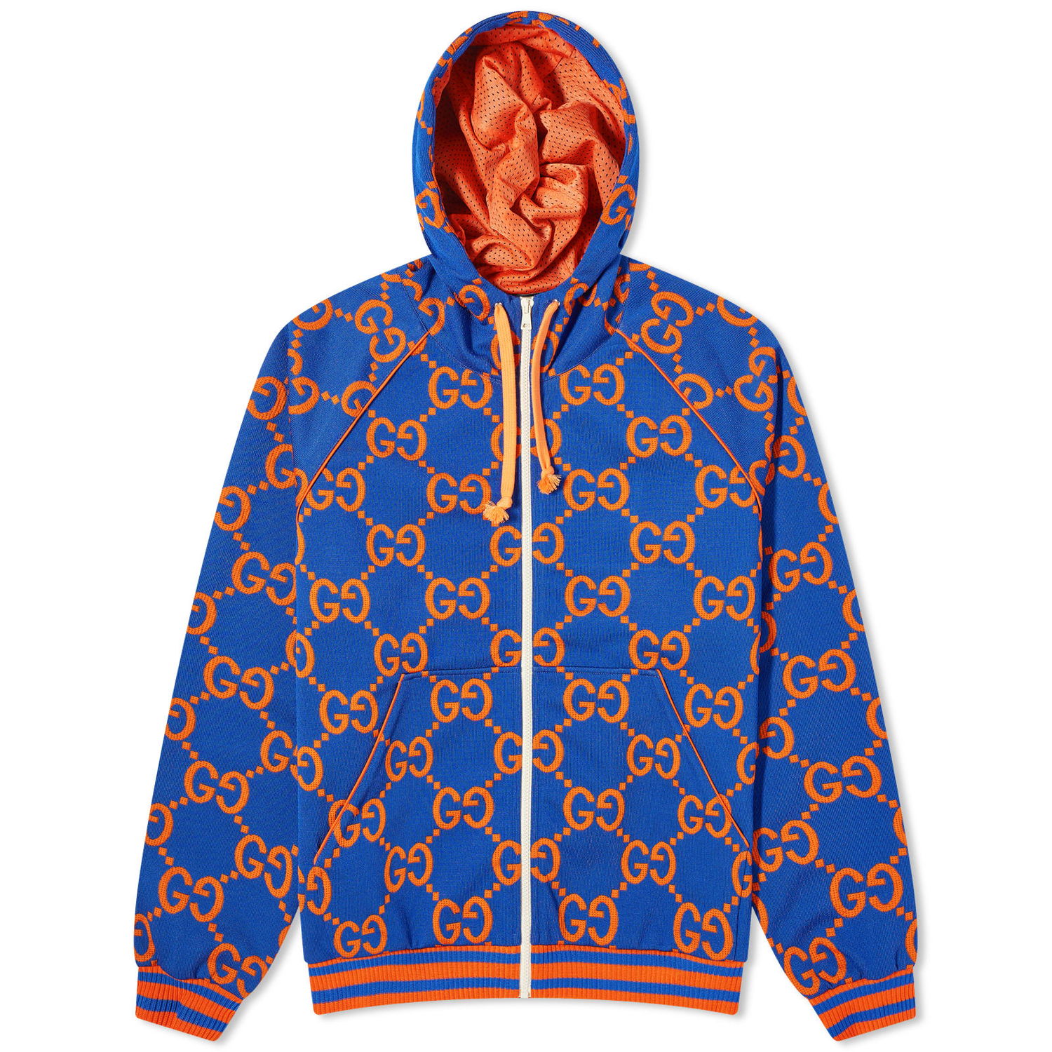Huppari Gucci Jumbo GG Zip Hoody Blue Sininen | 752174-XJFSO-4102, 0