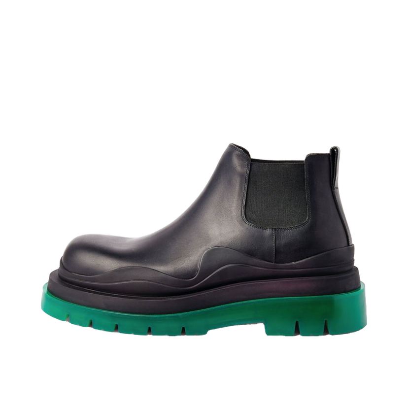 Tennarit ja kengät Bottega Veneta Leather Ankle Chelsea Boots With Chunky Sole Musta | 630281VBS501025