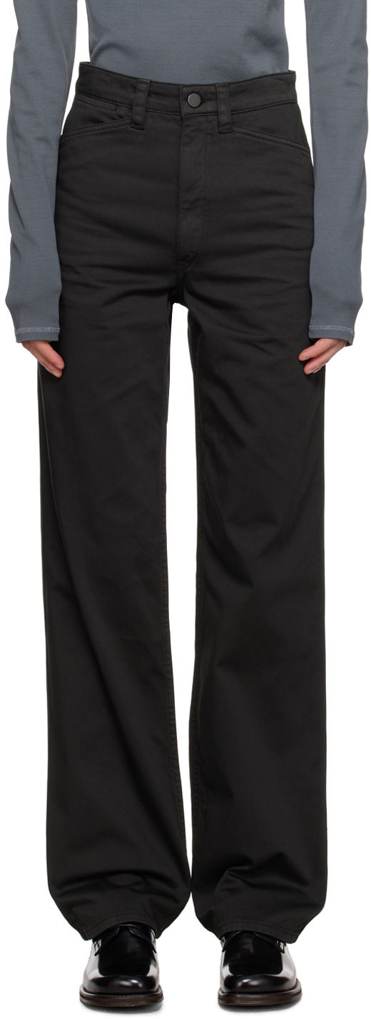 Cargo housut LEMAIRE Lemaire Straight-Leg Trousers Vihreä | PA1057 LF1139