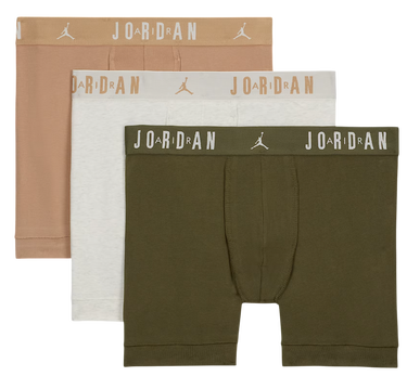 Nyrkkeilijät Jordan Jordan Flight Cotton Core 3-Pack Boxer Shorts Vihreä | jm0622-e6f, 3