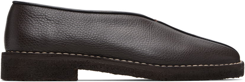 Tennarit ja kengät LEMAIRE Piped Crepe Loafers Ruskea | FO0247 LL205