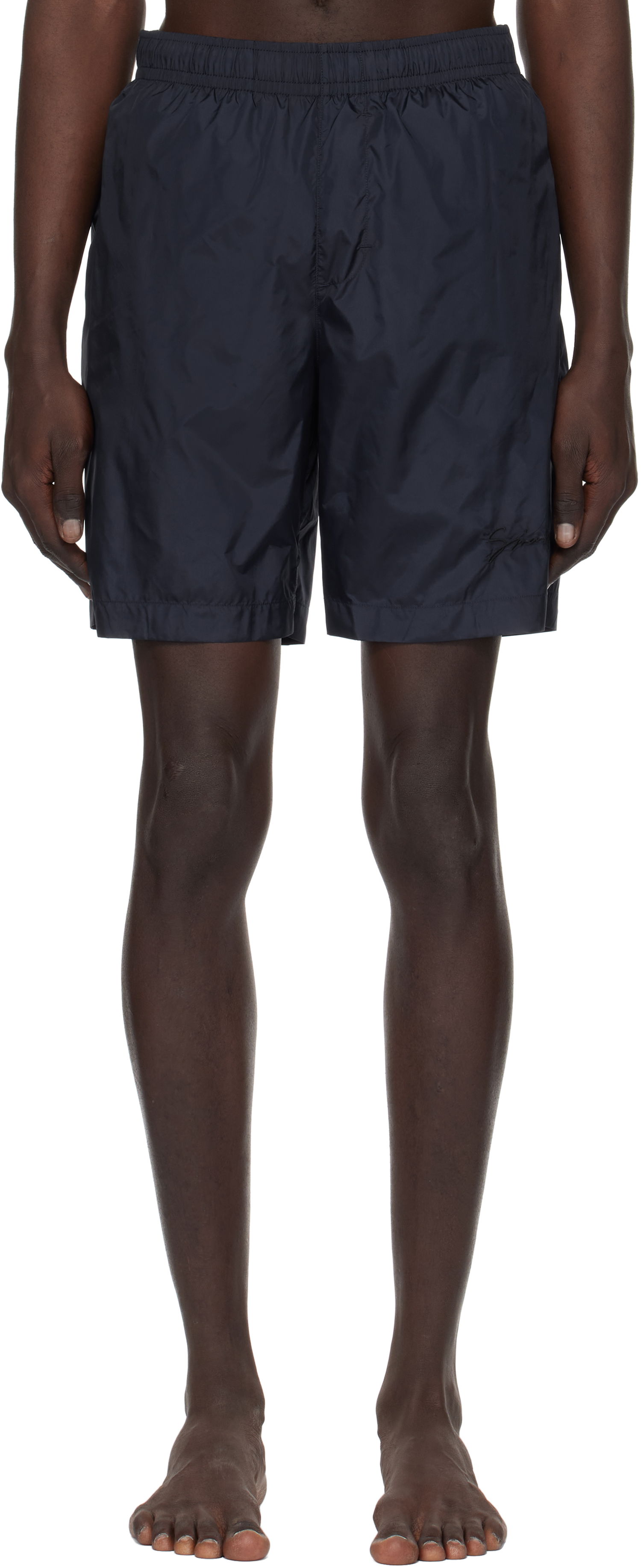 Shortsit Givenchy Swim Shorts with Logo Embroidery Sininen | BMA01L1537401, 0