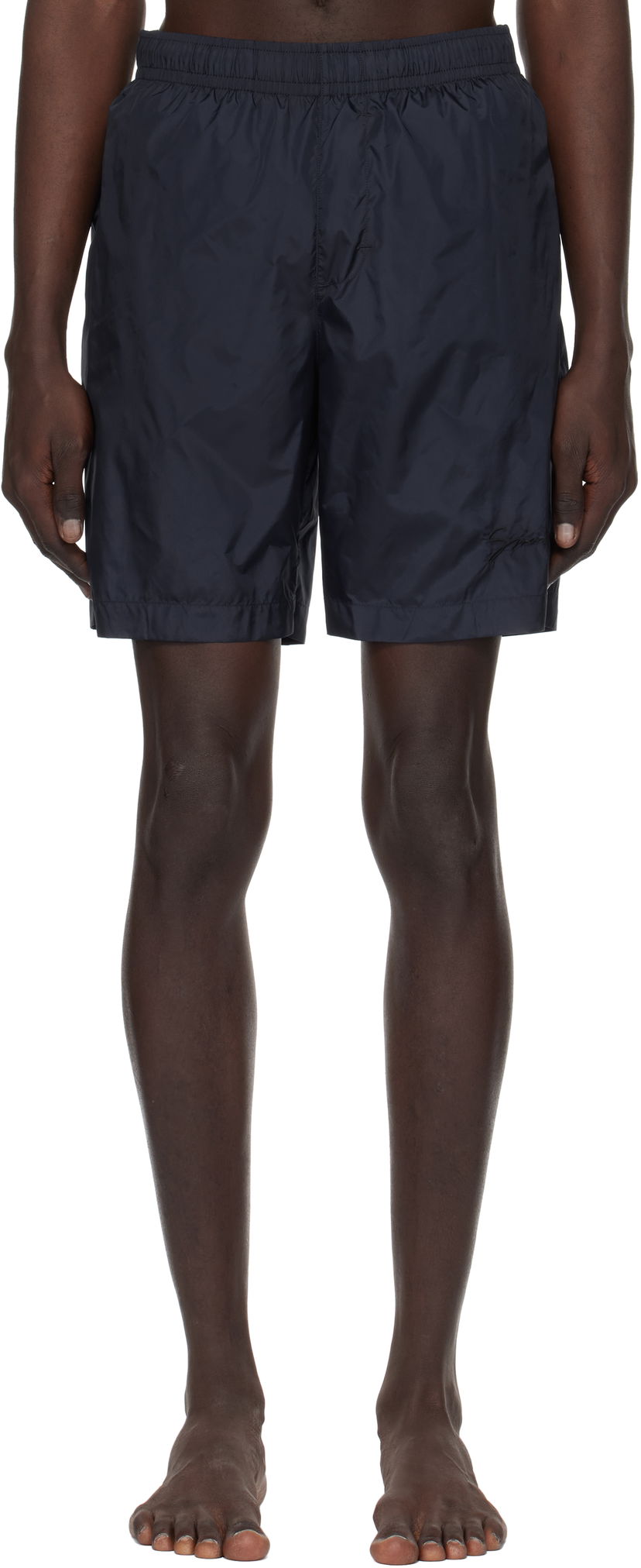 Shortsit Givenchy Swim Shorts with Logo Embroidery Sininen | BMA01L1537401