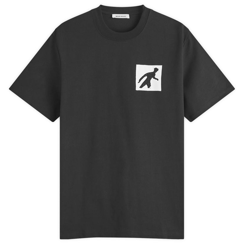 T-paita WOOD WOOD Bobby Stone Age T-Shirt Musta | 30250232-9999