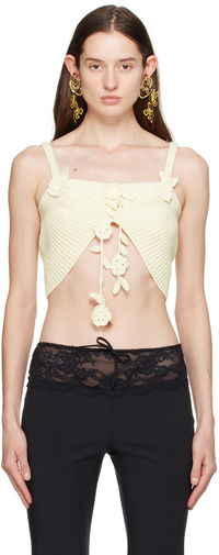 Flower Lace-Up Camisole
