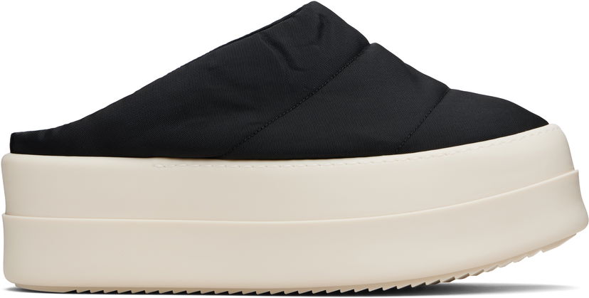 Tennarit ja kengät Rick Owens DRKSHDW Concordians Mega Bumper Slip On Lunar Musta | DU02E7834 NCV