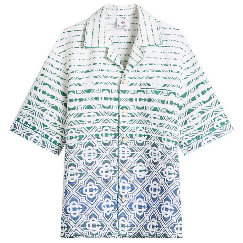 Paita Casablanca Casablanca Towelling Vacation Shirt Monogram Gradient, Size Large Monivärinen | MPS25-SH-143-01