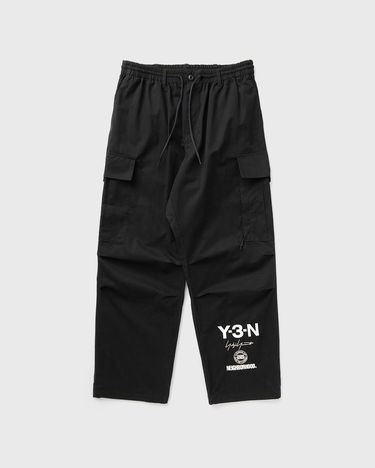 Cargo housut Y-3 Y-3-N Yohji Yamamoto NEIGHBORHOOD Relaxed Fit Drawstring Multi-Pocket Cargo Pants Musta | JW7003, 2