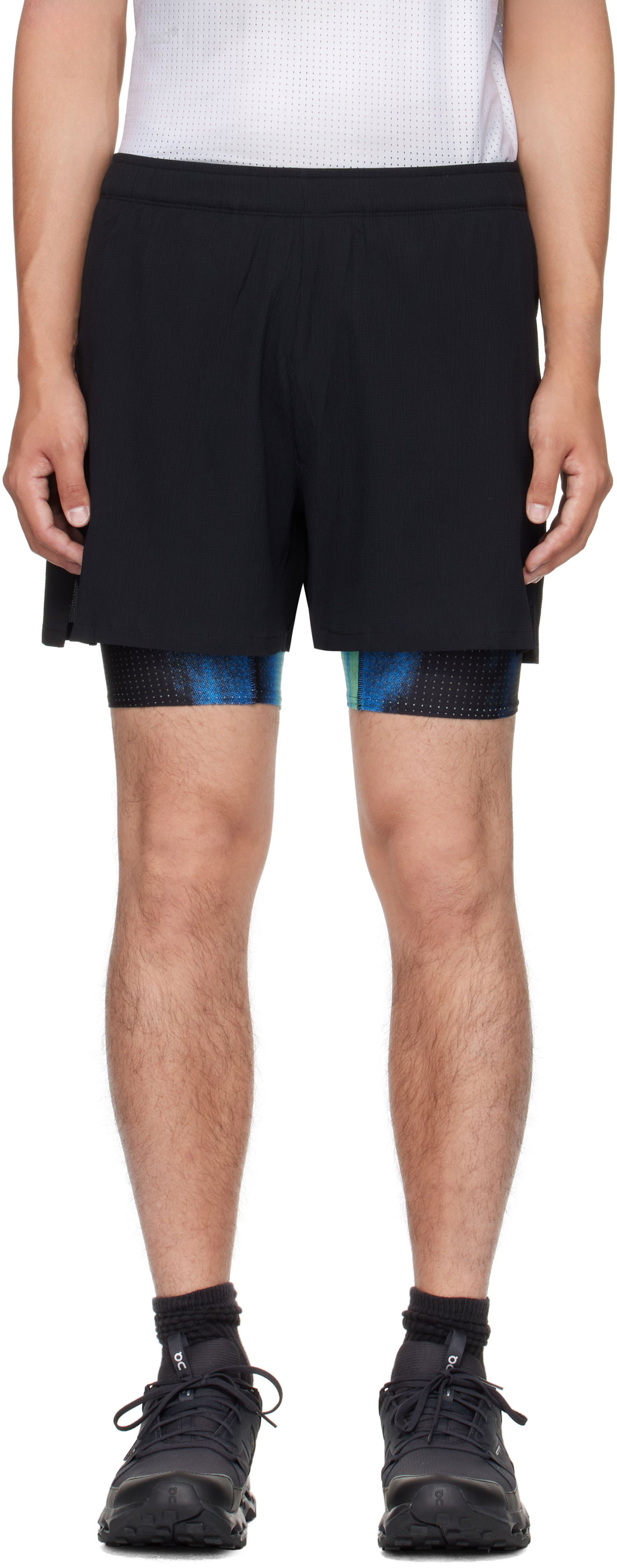 Shortsit On Running Pace 2-in-1 Running Shorts Musta | 1MF10813398, 0