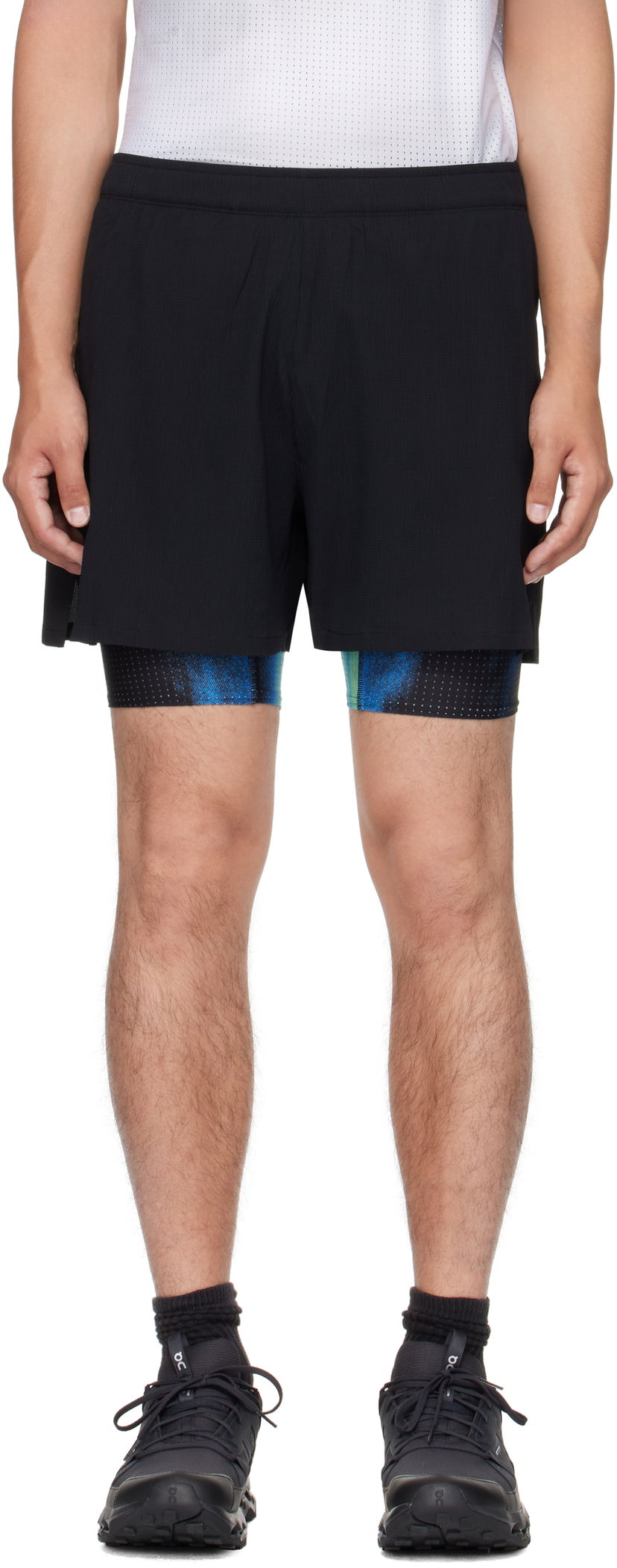 Shortsit On Running Pace 2-in-1 Running Shorts Musta | 1MF10813398