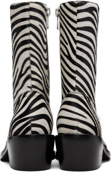 Tennarit ja kengät Dries Van Noten Dries Van Noten Zip Zebra Print Haircalf Boots Monivärinen | 252-021707-302, 1