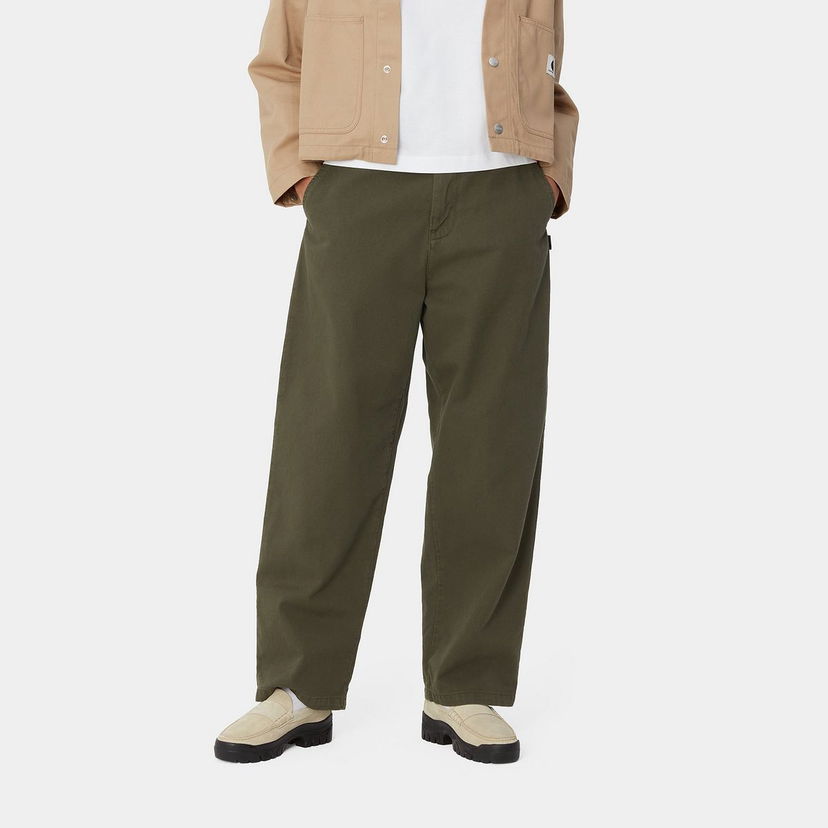 Housut Carhartt WIP Brady Garment Dyed Softener Pants Vihreä | I033770_8