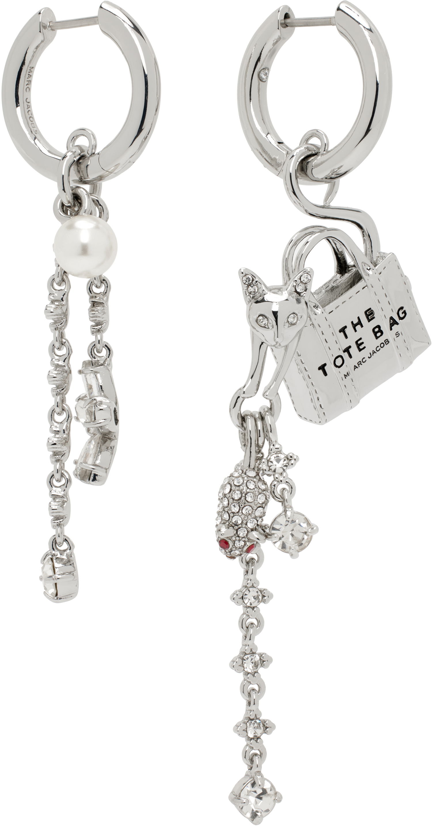 Korvakorut Marc Jacobs Marc Jacobs Cats Out Of The Bag Drop Earrings Metallinen | 2R4JER001J29, 1
