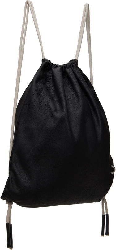 Gymsack Rick Owens Rick Owens Hollywood Drawstring Backpack Musta | RA01E0675 LCN, 1