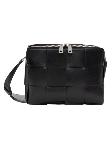 Olkalaukku Bottega Veneta Cassette Camera Bag Musta | 730027 VB1K0