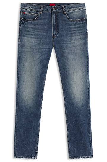 Jeans BOSS Slim-Fit Comfort-Stretch Denim Jeans Sininen | 50542690