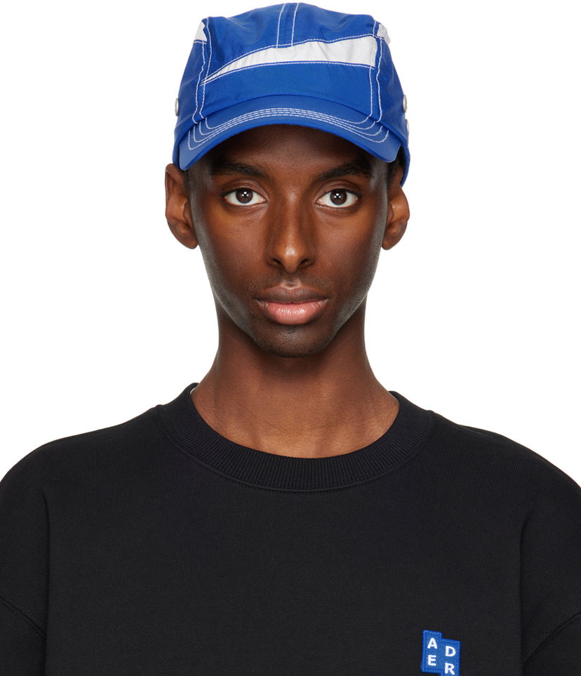 Korkki ADER ERROR Contrast Stitch Cap Sininen | BN01SSHW0202BL