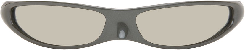 Aurinkolasit Balenciaga Balenciaga Blade Rectangle Sunglasses Harmaa | BB0383S-004