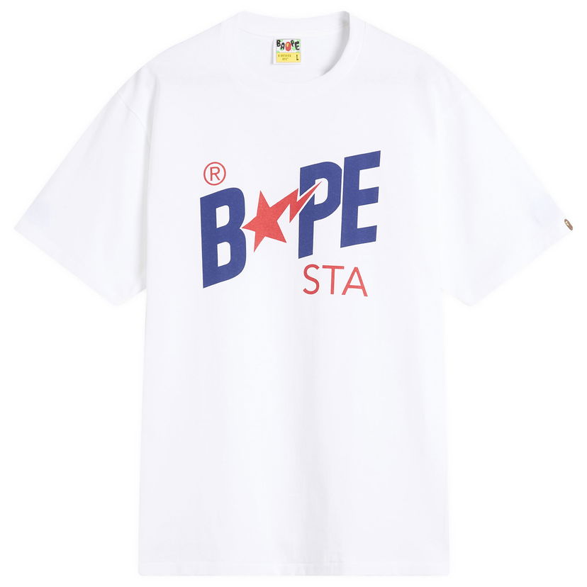 T-paita BAPE Bathing Ape Colors Bape Sta T-Shirt, Large Valkoinen | 001TEL301022M-WHT