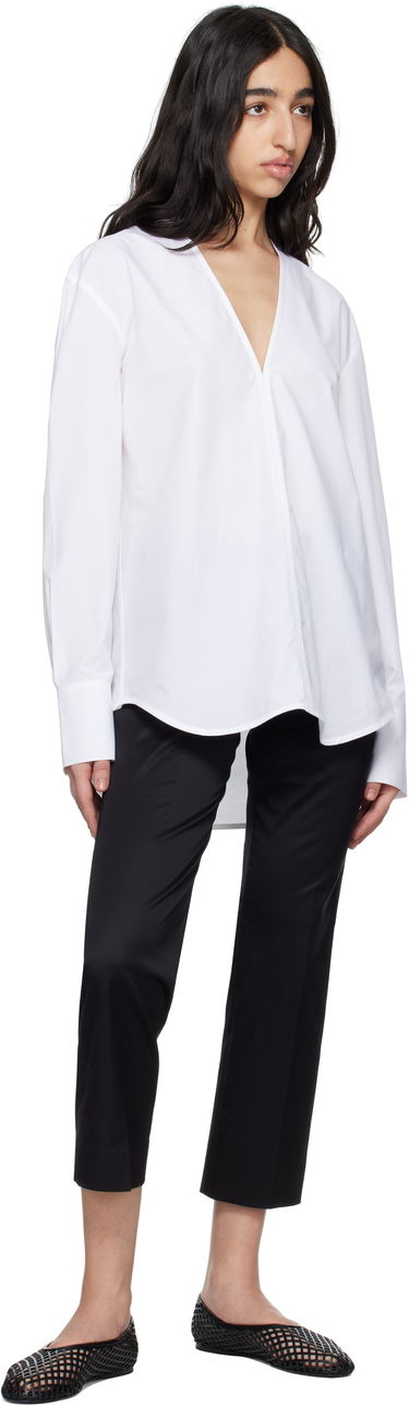 Housut TOTEME TOTEME Cropped Straight Trousers Musta | 252-WRB0248-FB0391, 3