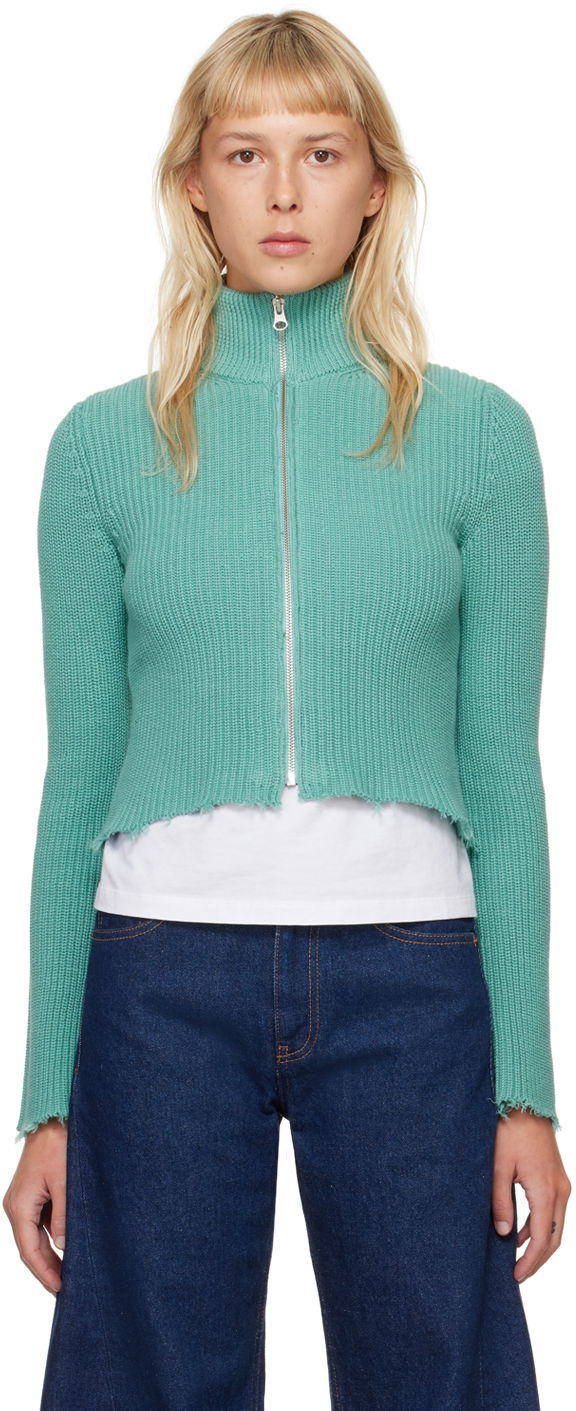 Villapaita Maison Margiela MM6 Camionneur Sweater Vihreä | S52AM0284 S18449