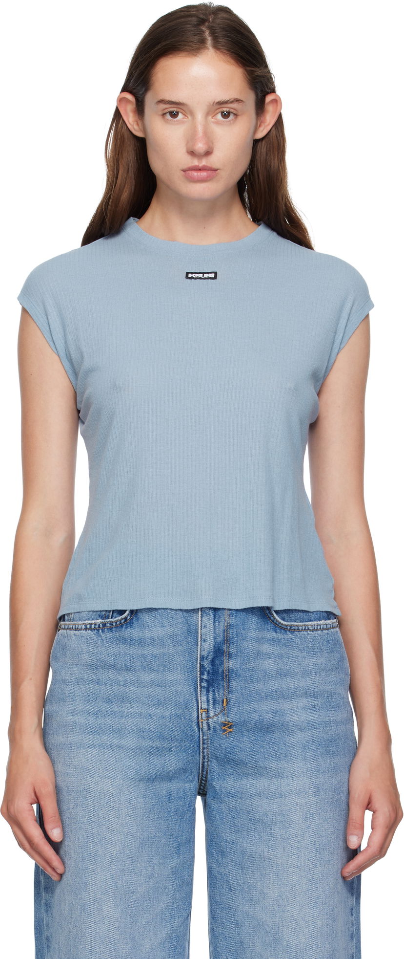 T-paita Ksubi Ksubi Staple Short Sleeve T-Shirt Sininen | WFA25FT013
