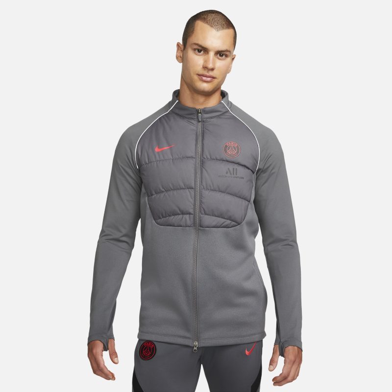 Puffer takki Nike Paris Saint-Germain Strike Winter Warrior Harmaa | DN4953-026
