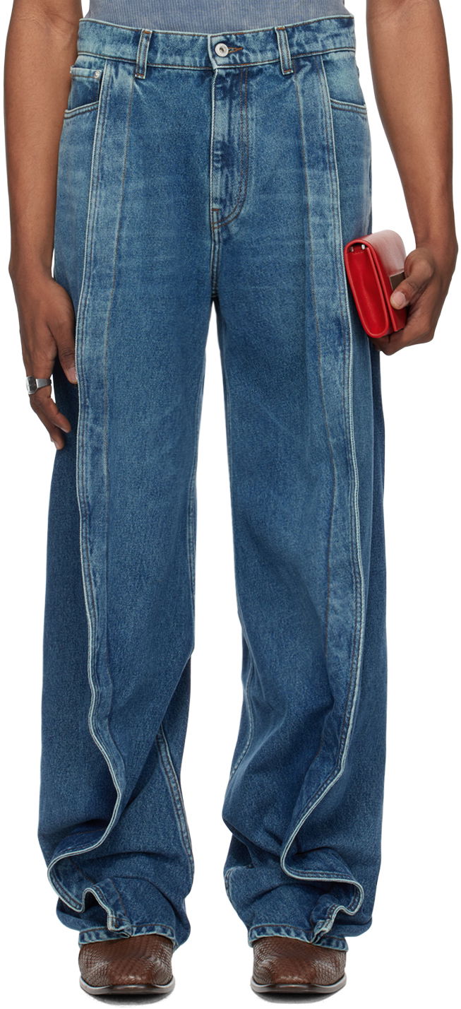 Jeans Y/PROJECT Blue Banana Jeans Sininen | 207PA004