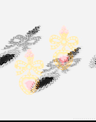 Korvakorut Dolce & Gabbana Dolce & Gabbana Love Heart Drop Earrings Punainen | WEKL1GWGAR4ZOO00, 0