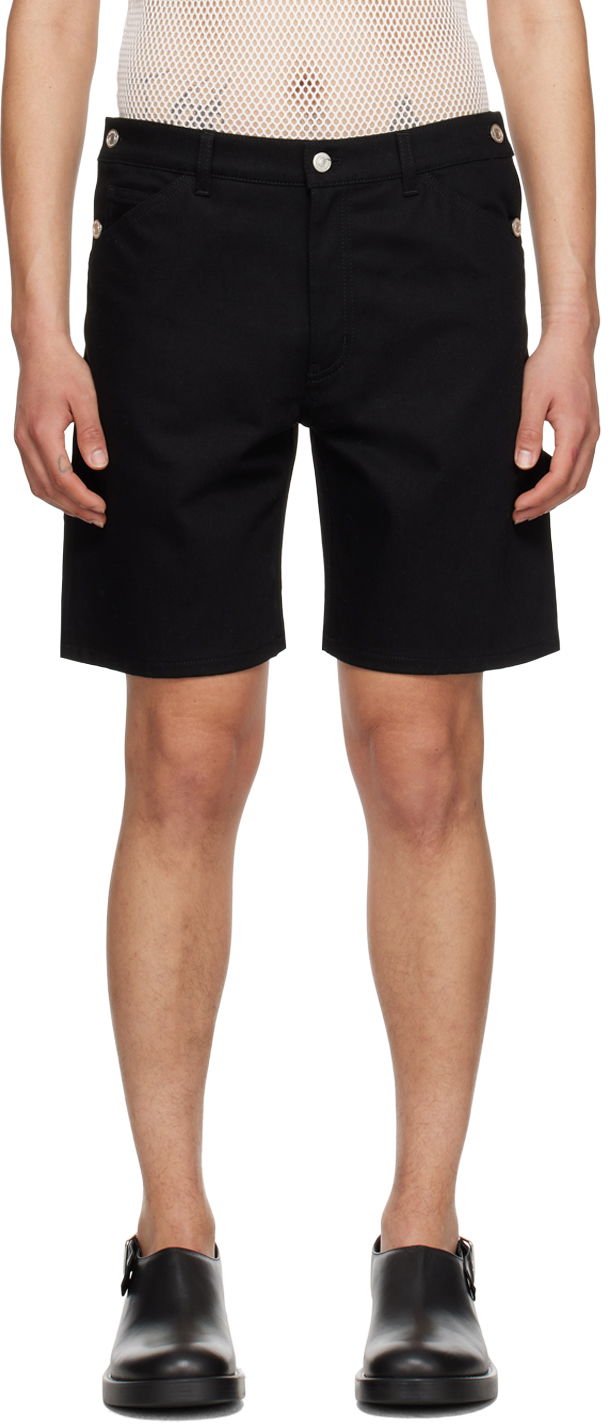 Shortsit Courrèges Courrèges Shorts Musta | 124DSH026DE0020