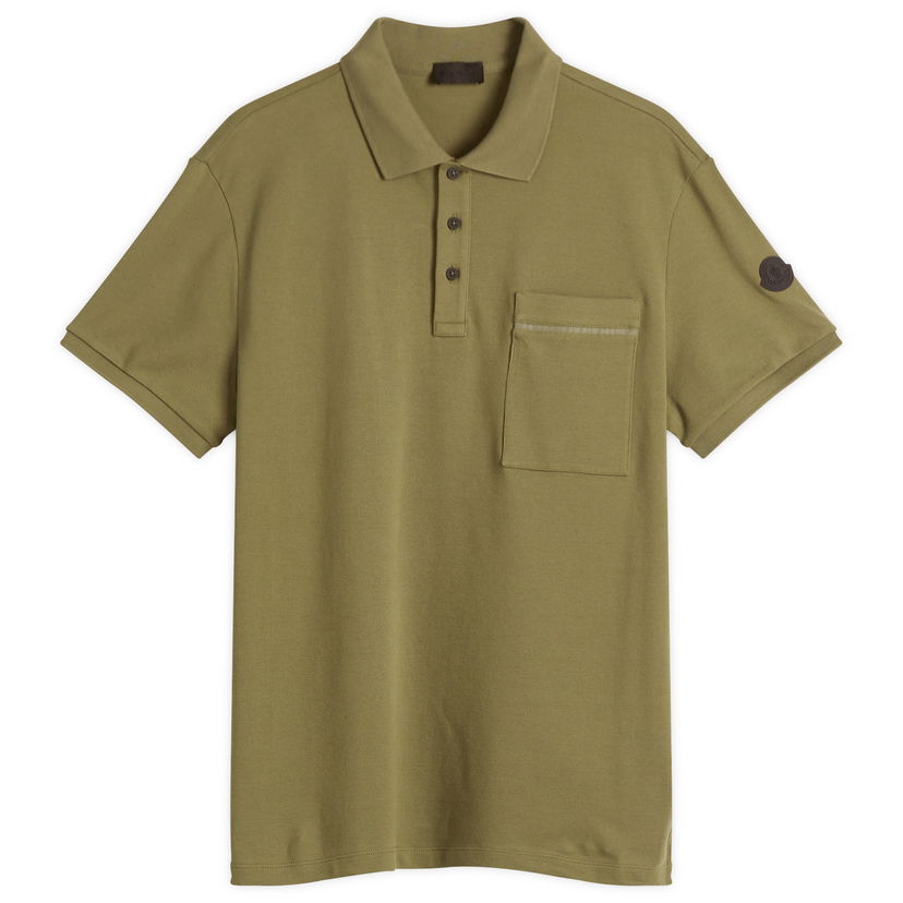 Poolopaita Moncler Moncler Cotton Piquet Polo Shirt, Size X-Small Vihreä | 8A000-09-89A16-82G