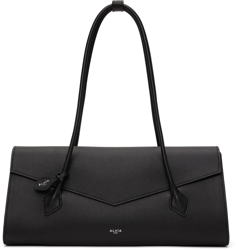 Käsilaukku Alaïa 'Le Teckel Flap' Leather Shoulder Bag Musta | AA1S06042CA321