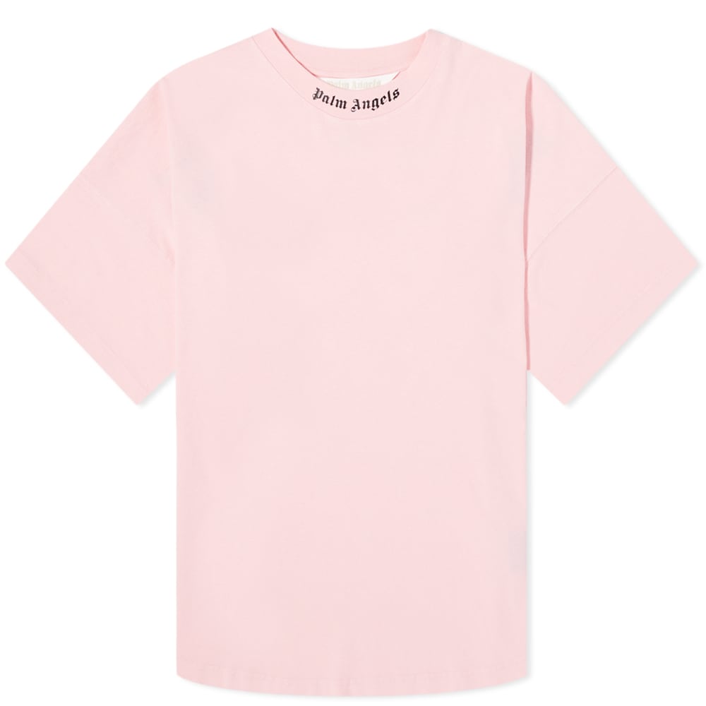 T-paita Palm Angels Classic Logo Over Tee Vaaleanpunainen | PWAA023C99JER0013410, 0