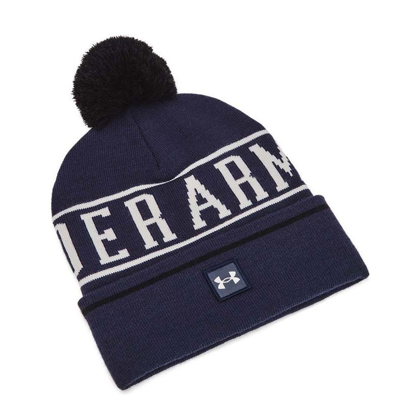 Pipo Under Armour Beanie With Pom Sininen | 1386634-410