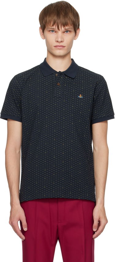 Poolopaita Vivienne Westwood Vivienne Westwood Classic Polo Tummansininen | 2H01000P-J009Q-, 0
