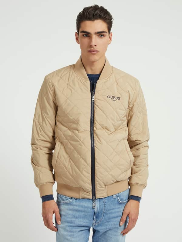 Bomber-takki GUESS Reversible Bomber Beige | M3YL16WFHJ0, 0