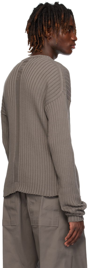 Villapaita Rick Owens Rick Owens Hollywood Round Neck Sweater Harmaa | RU01E5664 KEC, 2