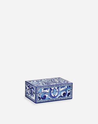 Kodin sisustus Dolce & Gabbana Dolce & Gabbana Small Decorated Plexiglass Box Sininen | TCC202TCAMYUB008, 2
