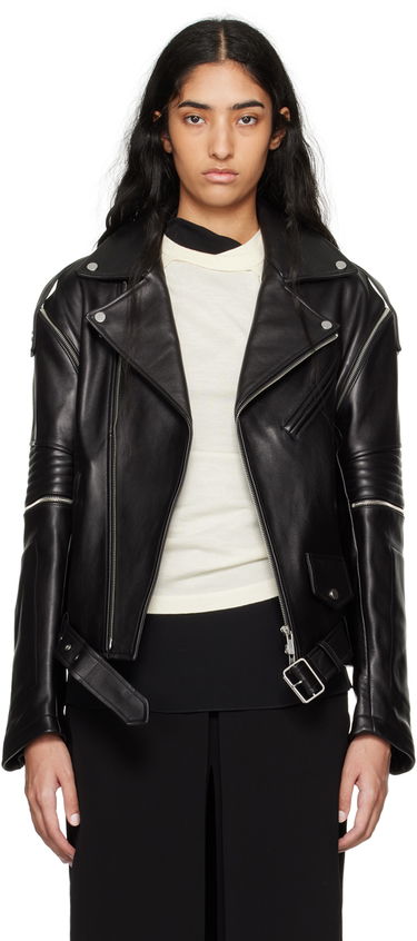 Bomber-takki Helmut Lang Helmut Lang Astro Biker Jacket Musta | O05HM103, 0