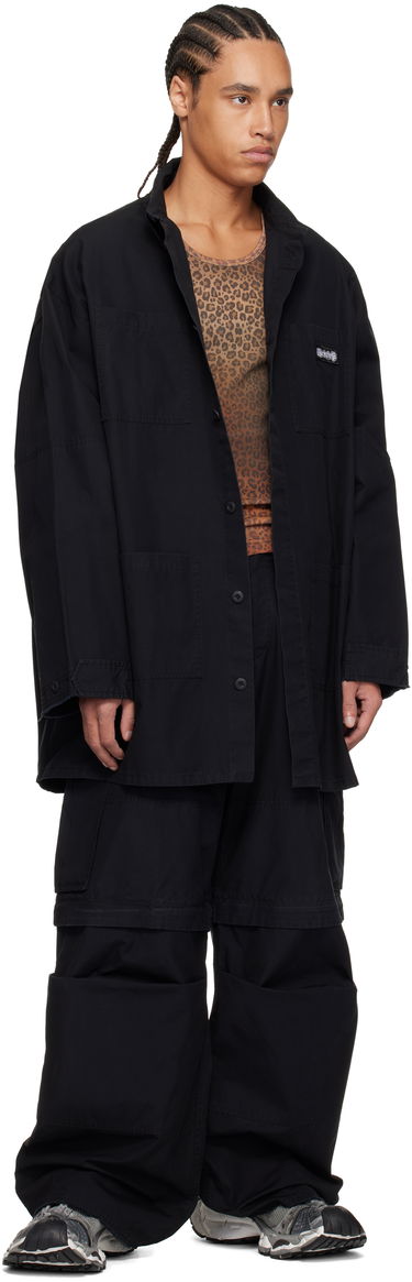 Paita 032C 032c Intermission Cargo Overshirt Musta | S25-URW-1402-000, 3