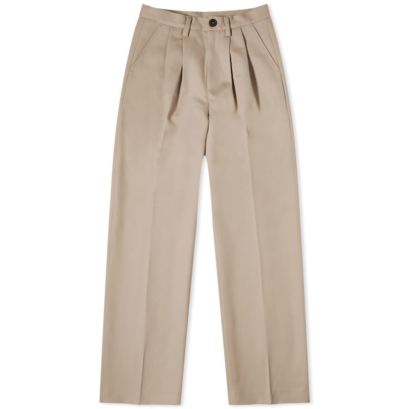 Housut Anine Bing Carrie Relaxed Fit Trousers Beige | A-03-3269-230