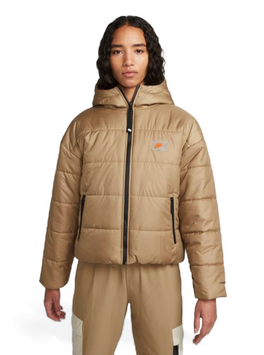 Takki Nike Sportswear Therma-FIT Repel Synthetic-Fill Hooded Jacket Beige | DX5683-258