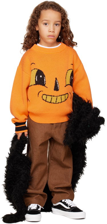 Villapaita Perks And Mini Perks and Mini Kids Jack-O-Lantern Sweater Oranssi | 55004, 3