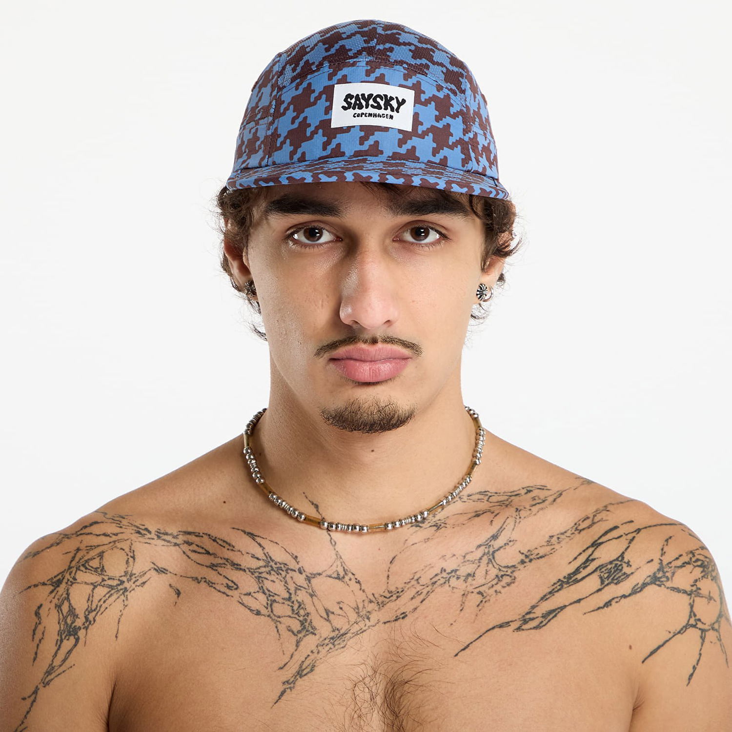 Korkki Saysky Combat Houndstooth Print Universal Fit 5-Panel Cap Monivärinen | OUACA101C1047, 0