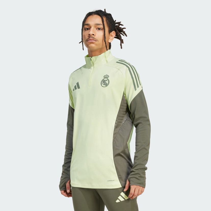 Huppari adidas Performance Real Madrid Tiro 25 Competition Training 1/4 Zip Top Keltainen | JP3979